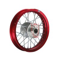 Alu Felge Eloxiert 12 Zoll hinten Rot 12mm Pit Bike Dirt...
