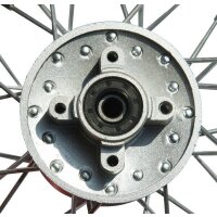 Alu Felge Eloxiert 12 Zoll hinten Rot 12mm Pit Bike Dirt Bike Cross