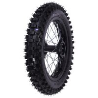 HMParts komplett Rad 1.85x14 90/100-14 schwarz (12 mm) Pit Dirt Bike Moto Cross