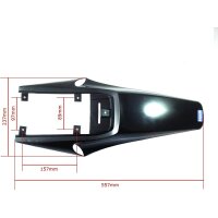 Heckteil Typ 2 Weiss  Pit Bike Dirt Bike Cross