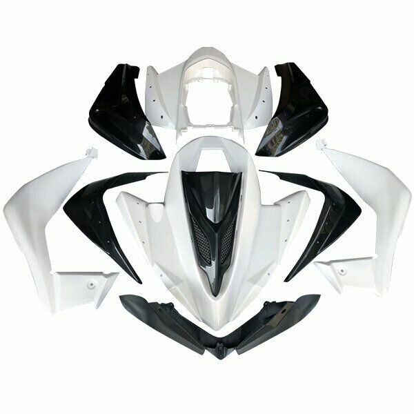 Plastik Set weiß/schwarz Typ 3 ATV Quad 150-250 cc u.a. Jingling Bashan