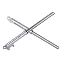 Standrohr Set Silber, Länge bis Achsmitte 500 mm, für 12 mm Achse