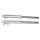 Standrohr Set Silber, Länge bis Achsmitte 500 mm, für 12 mm Achse