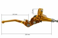 Hydraulisches Kupplungs Set Gold 1200 mm Dirt Bike Monkey - HMParts