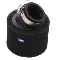 Luftfilter 2-teilig - D=38mm schwarz Winkel Dirt Bike Pocket Bike