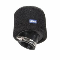 Luftfilter 2-teilig - D=38mm schwarz Winkel Dirt Bike Pocket Bike