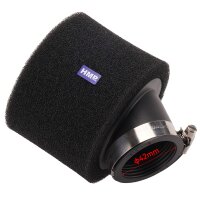 Luftfilter 2-teilig D=42mm schwarz Winkel Dirt Bike Pocket Bike