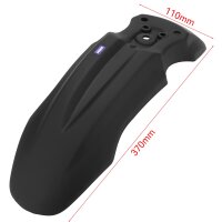 HMParts Pit Bike Dirt Bike CFR Schutzblech vorne Typ 1 schwarz matt