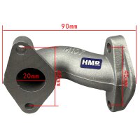Ansaugkrümmer Typ 3 - 20 mm, Pit Bike Dirt Bike 50 -...