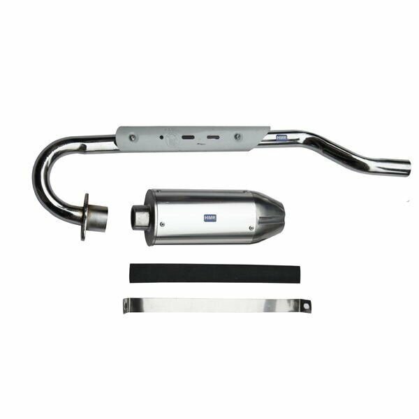Auspuff Set -250 ccm Silber Auspuffanlage Krümmer + Endtopf  Dirt Bike