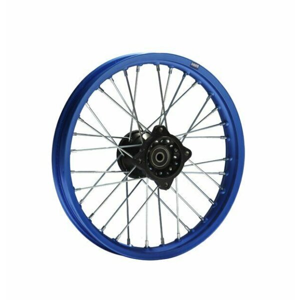Alu Felge eloxiert 10 Zoll vorne blau 12 mm Typ2   Pit Dirt Bike Cross