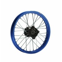 Alu Felge eloxiert 10 Zoll vorne blau 12 mm Typ2