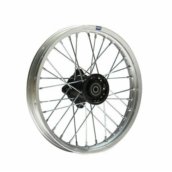 Alu Felge eloxiert 10 Zoll vorne Silber 12 mm Typ2