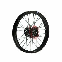 Alu Felge eloxiert 10 Zoll vorne rot 12 mm Typ2