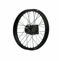 Alu Felge eloxiert 10 Zoll vorne schwarz 12 mm Typ2