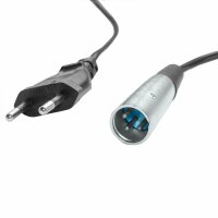 Ladegerät mit Ladekabel 24V 1,6A 3-polig Lithium Ionen XLR Typ 2