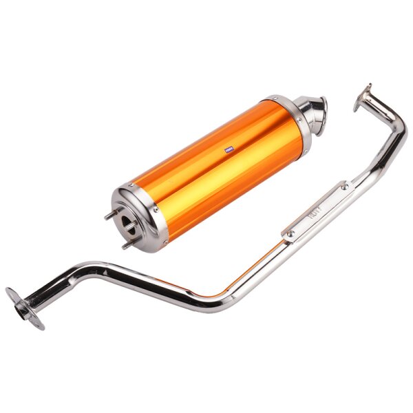 Auspuff SET Auspuffanlage bis 150 ccm ATV Quad Roller Buggy GY6