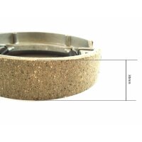 Bremsbeläge Bremsbacken 122mm China ATV Quad Bashan Shineray Trommelbremse T26 HMParts
