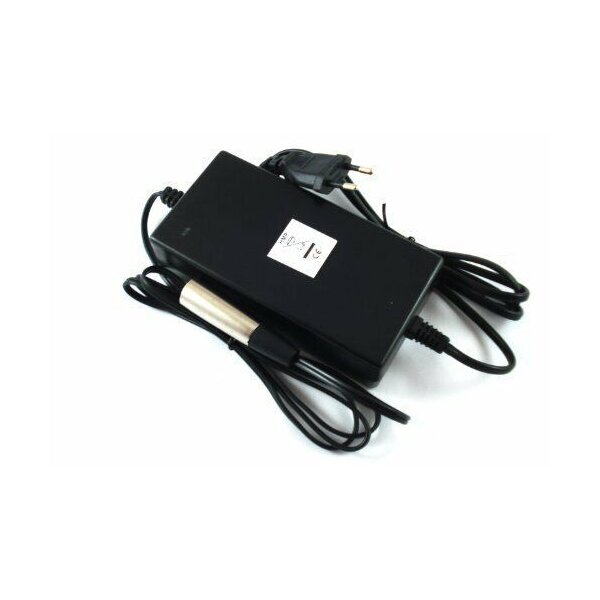 Ladegerät mit Ladekabel 3-polig 36V 1,6A XLR Stecker 18mm Li-Ion