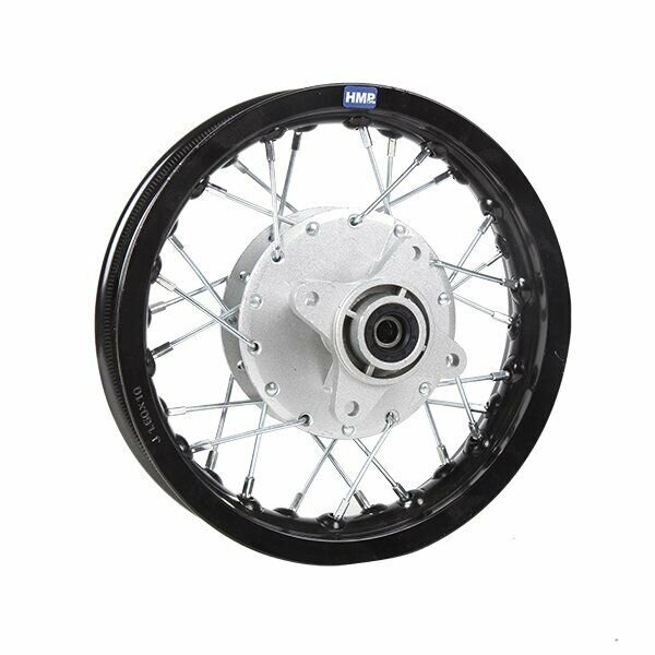 Felge 12 Zoll Trommel eloxiert hinten schwarz Typ2 Dirt Pit Bike Cross HMParts
