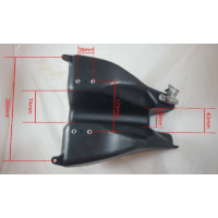 Benzin Kraftstoff Tank AGB 37 CRF 70 mit Deckel & Halter Set