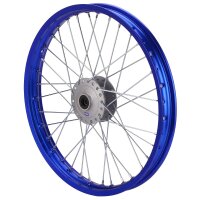 HMParts Pit Bike Dirt Bike Moto Cross ALU-Felge eloxiert 19 Zoll vorne Blau