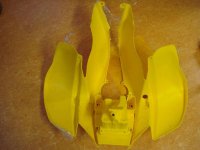 Plastik Set Verkleidung gelb China Quad ATV Bashan...
