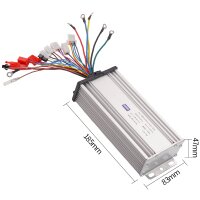 HMParts Steuergerät Controller für Brushless Motore 48 V 1000 W 35A 120° E Bike etc.