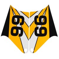 HMParts Top Aufkleber Set >99< Gelb Pit Bike Dirt Bike