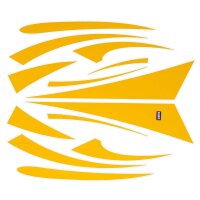 HMParts Top Aufkleber Set >99< Gelb Pit Bike Dirt Bike