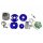 HMParts Tuning Zylinder 49ccm 44mm 30 Teile Big Bore 6 Pocket Bike Dirt Bike ATV