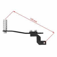 HMParts Schalthebel verstellbar rot Dirt Bike Pit Bike Monkey 11 mm Welle