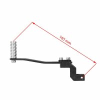 HMParts Schalthebel verstellbar rot Dirt Bike Pit Bike Monkey 11 mm Welle