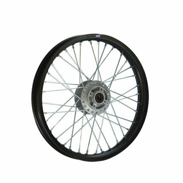 Alu Felge eloxiert 16 Zoll vorne Schwarz 12mm Pit Bike Dirt Bike Moto Cross