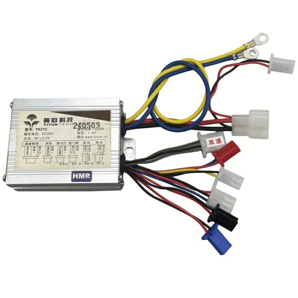 Regolatore Di Velocit&agrave; YK31C 24V 350W 3 Fasi Per ATV - HMParts Con Selettore 7/15/25 Km/h