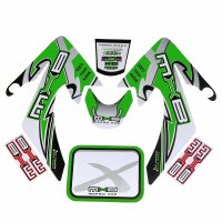 Aufkleber Set X - Grün Pit Bike Dirt Bike HMParts