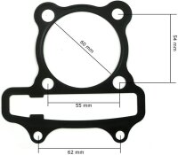 HMParts ATV / Roller / Scooter / GY6 Top End Dichtsatz...