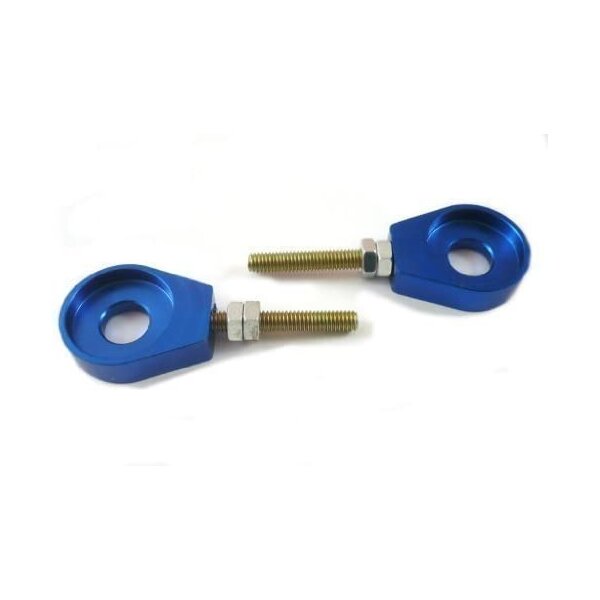 HMParts Dirt Bike/Pit Bike/Cross Bike Orion Kettenspanner T11 BLAU 15mm