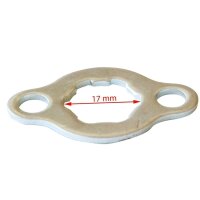 Ritzel 15 Z 428 17 mm mit Sicherungsblech Dirt  Bike Quad ATV Monkey DAX HMParts