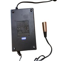 Ladegerät mit Ladekabel 3-polig 48V 2,0A Lithium Ionen XLR Stecker 18mm