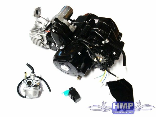 HMParts Motor Set 125 CCM halbautomatik R0123 Anlasser Oben Quad RC ATV