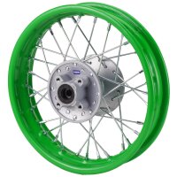 Stahl Felge 1.85x12 Zoll hinten Grün Pit Bike Dirt Bike Cross - HMParts