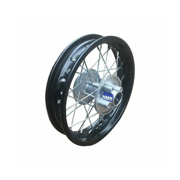 Hinterradfelge Stahl 12 Zoll hinten schwarz, für 12 mm Achse