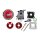 Tuning Vergaser Set 47 CCM / 49 CCM 15 mm rot  Pocket Bike Mini Cross HMParts