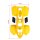 HMParts Quad ATV Kinderquad 50-110 CCM Plastik Set gelb