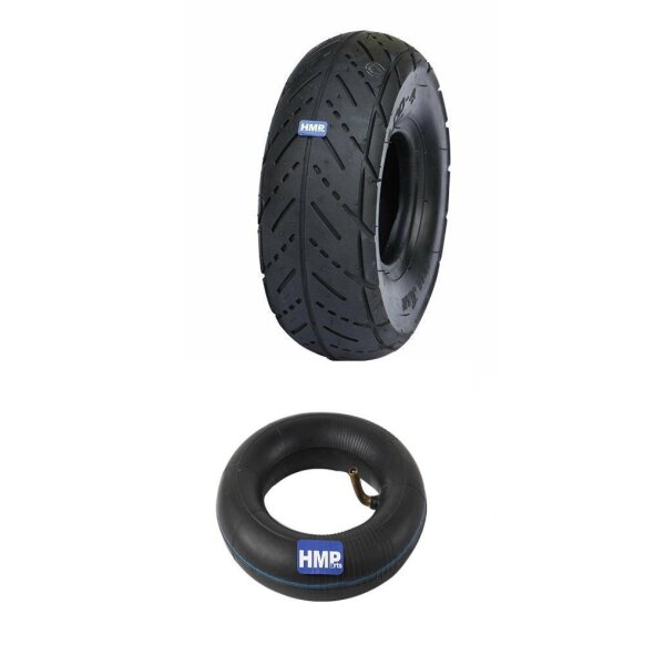 Reifen mit Schlauch 3.00-4  4 Zoll Profil Straße Scooter Mini Bike HMParts