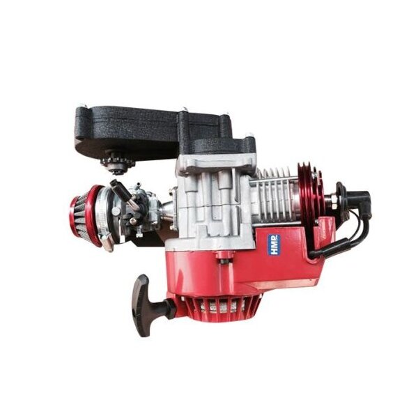 Tuning Motor Mini Cross Dirt Bike Mini Quad 2-Takt Big Bore rot TOP