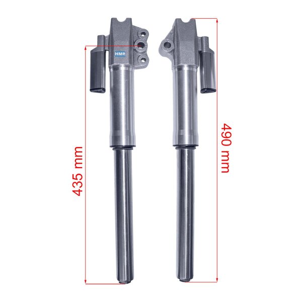 Kit Fourche Inversée HMParts – 650 Mm Vert, Pour Dirtbike/Pitbike 4 Temps, Neuf