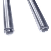 HMParts Tauchrohr Standrohr Set 490 mm silber E-Scooter