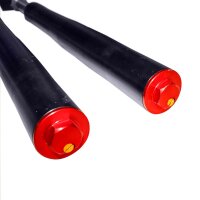 HMParts Tauchrohr Standrohr Set 710 mm schwarz/rot Dirtbike Pitbike